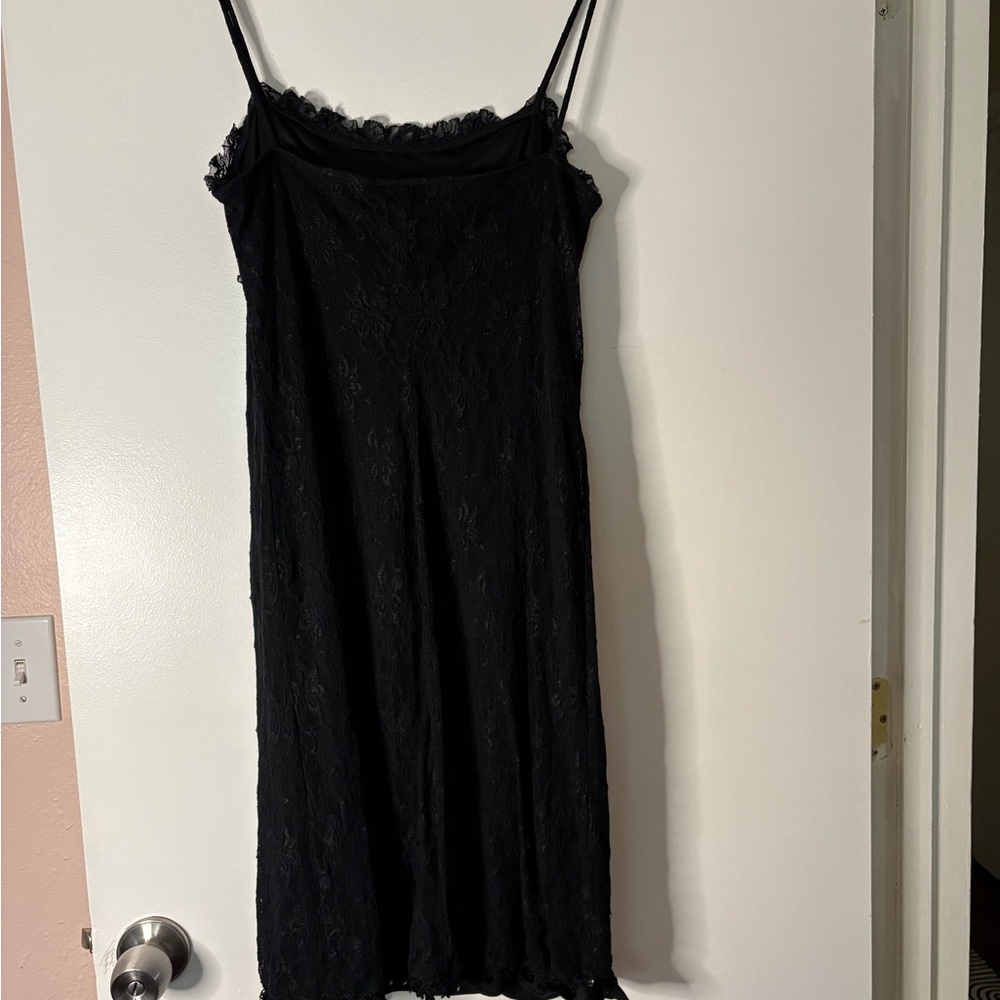 Elegant Black Lace Dress